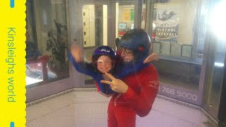 iFLY INDOOR SKYDIVING! Kinsleighs World Kids Go Flying!No Plane Required!