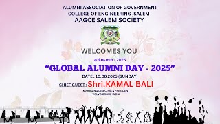 AAGCE SALEM  "GLOBAL ALUMNI DAY -2025" | HIGHLIGHT