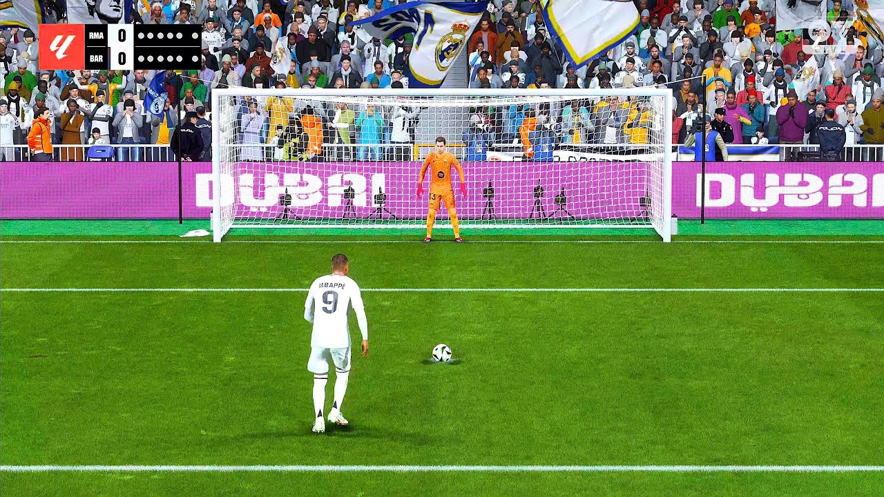 REAL MADRID VS FC BARCELONA | FULL PENALTY SHOOTOUT | 4K VIDEO | EA FC ...