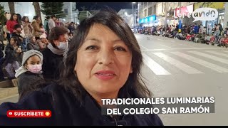 LOREANDO EN LAS TRADICIONALES LUMINARIAS DEL COLEGIO SAN RAMÓN DE TARMA