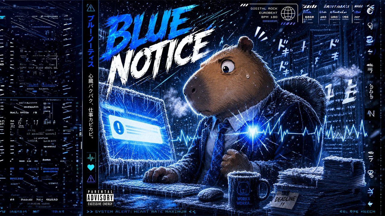 Work Stress Support Song] BLUE NOTICE | Rap x Female Vocals 