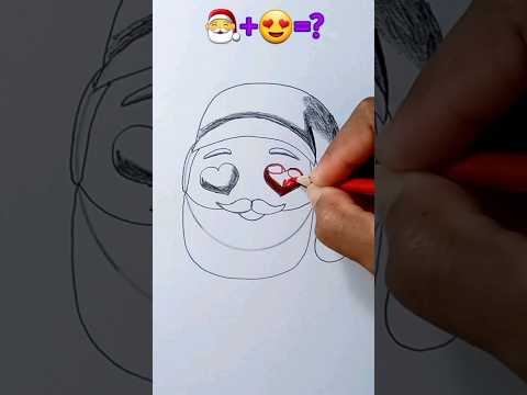 Jeito fácil de desenhar emoji de Natal