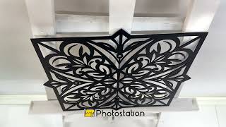 Baroque Blossom – Ornamental Metal Wall Art