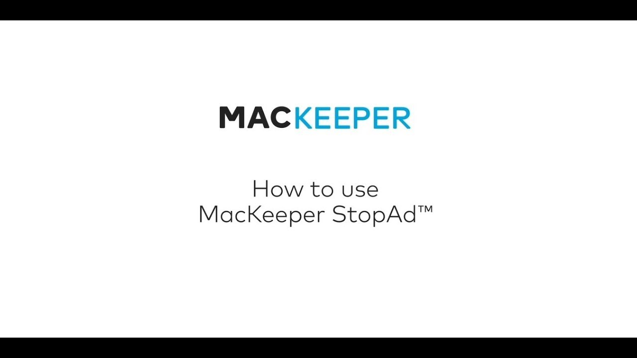 How to use MacKeeper StopAd ?