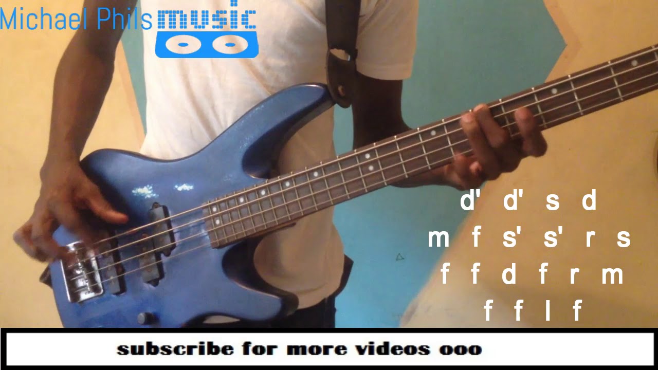 Reggae bass line tutorial for 1 5 6 4 progression(doh soh lah fah