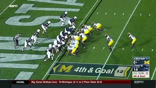Karan Higdon Touchdown vs. Penn State