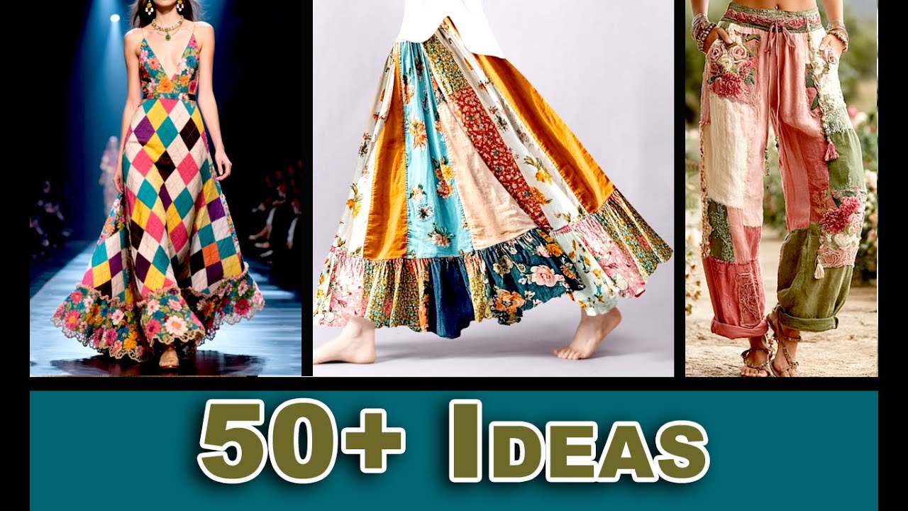 50+ потрясающих образов в стиле пэчворк — от юбок до рубашек!