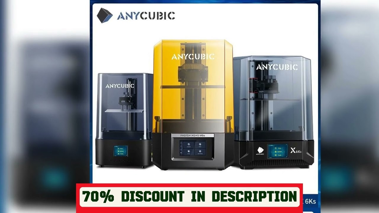 A must-have product! ANYCUBIC DLP SLA LCD Resin 3D Printer Photon Mono 4, M7, M5s Pro,M7, M7 Pro,