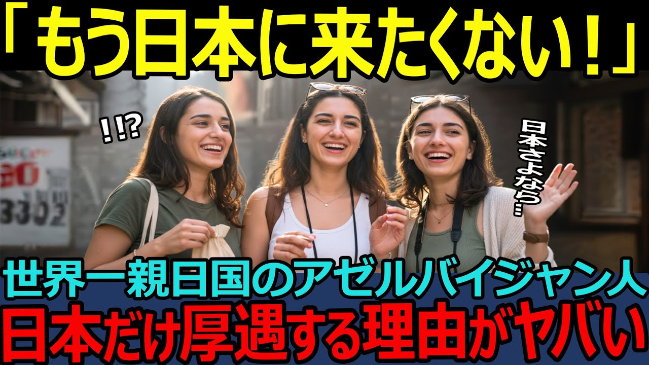 【海外の反応】「一体何が起きてるんだ？」涙が止まらない感動体験！９割の日本人が知らない最強親日国アゼルバイジャンの正体！