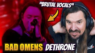 I Truly Underestimated This Band!! BAD OMENS - Dethrone (Live Performance) Reaction