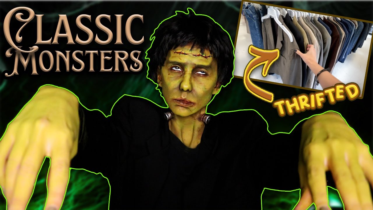 HALLOWEEN COSTUME THRIFT CHALLENGE: Vampire, Frankenstein, Werewolf! Halloween 2022
