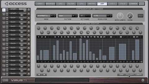 Virus TI - Syntheses - 07 - Step Arpeggiator