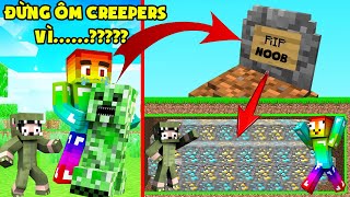 Minecraft, Đừng Ôm Creeper Vì...?? T Gaming Và Khangg Ôm Creeper Nhận Được Kho Báu ???