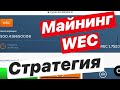 Криптовалюта WEC. Майнинг. Стратегия использования стек WEC