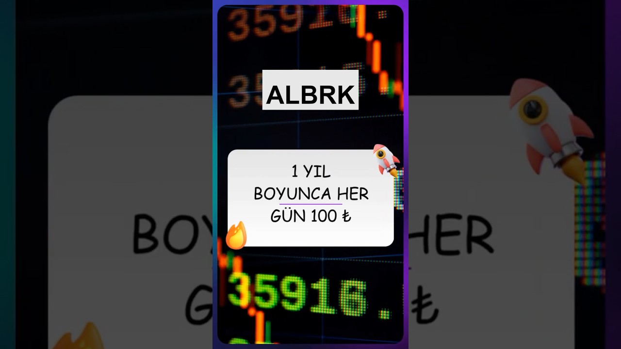 🏦 ALBRK Hisse Analizi ve Yorum | 1 Yıl Boyunca Her Gün 100 TL Yatırılsaydı Ne Olurdu? 💹