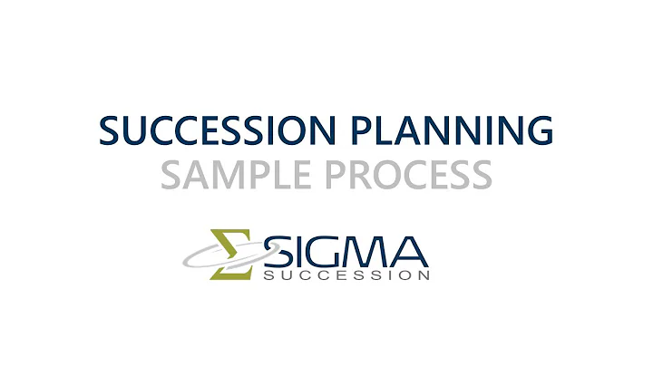 SIGMA Six-Step Succession Planning Process