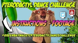 Pterodactyl Dance Challenge Instructions Video - #greenbaywackyspterodactyldancechallenge