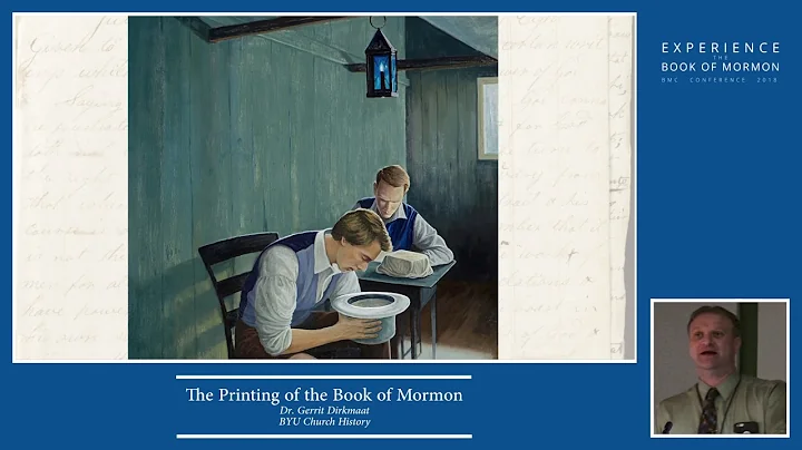 The Printing of the Book of Mormon - Gerrit Dirkma...