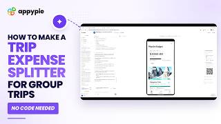 How to Make a Trip Expense Splitter App With No Code | Appy Pie