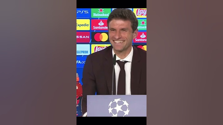 Beim Interview bekommt Thomas Müller lachflash