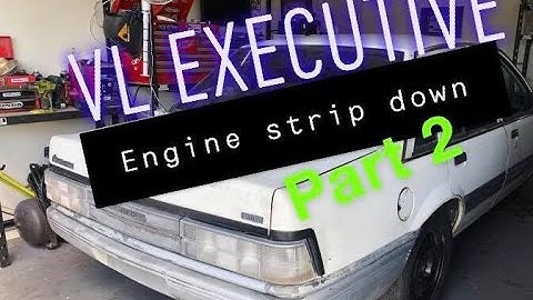 Vl Executive engine strip down part 2 SOHC RB30