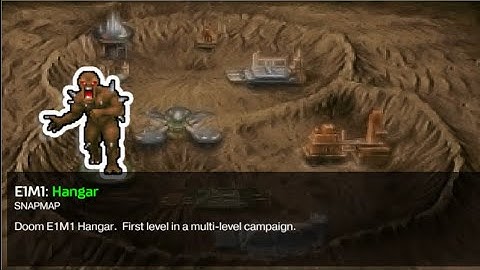 Doom Snapmap - E1M1: Hanger