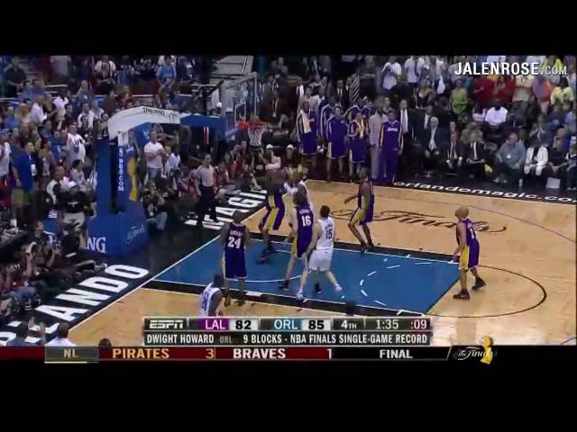 Lakers vs Magic Game 1 Highlights 2009 NBA Finals 6/4/2009 - Kobe Bryant 40  pts - Lakers win 100-75 