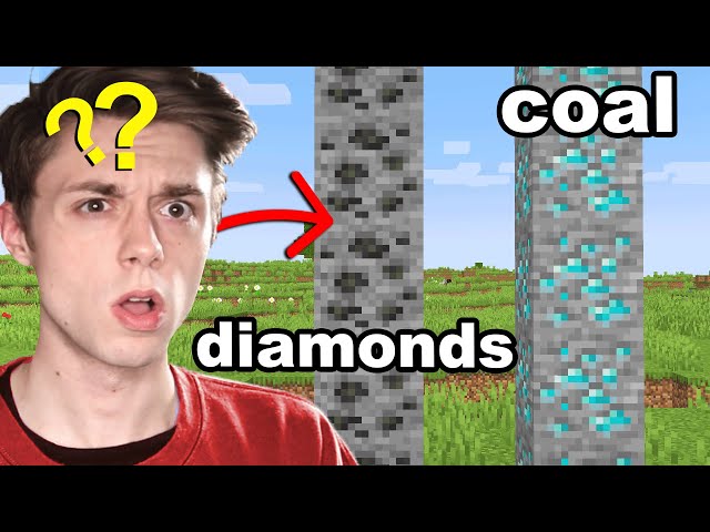 I Fooled my Friend by SWAPPING Diamond and Coal Textures...