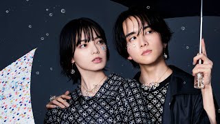 平手友梨奈、板垣李光人と密着＆手つなぎ…　雨の中で幻想的なダンス　「ANEVER」レインアイテムコンセプトムービー