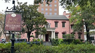 Eating at The Olde Pink House Restaurant in Downtown Savannah, GA | Southern Food in a 1771 Mansion