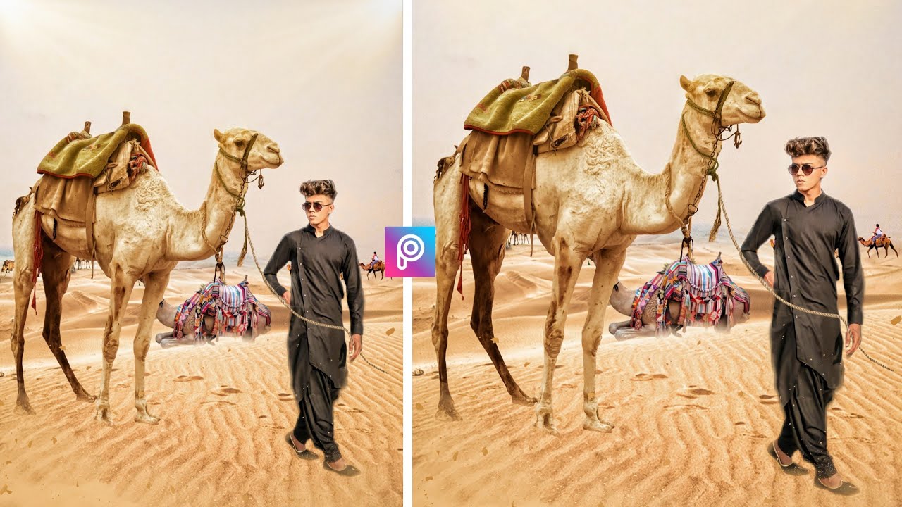 PicsArt Camel Concept Photo Editing Tutorial || PicsArt Animation Lover Photo Editing