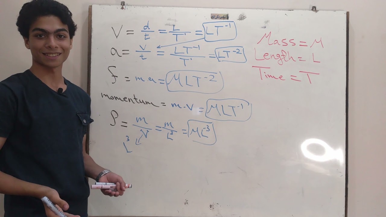 Dimensional Analysis | صيغة (تحليل) الابعاد