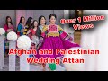 Afghan and palestinian wedding attan performance