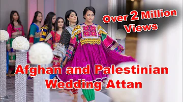 Afghan and Palestinian Wedding Attan Performance