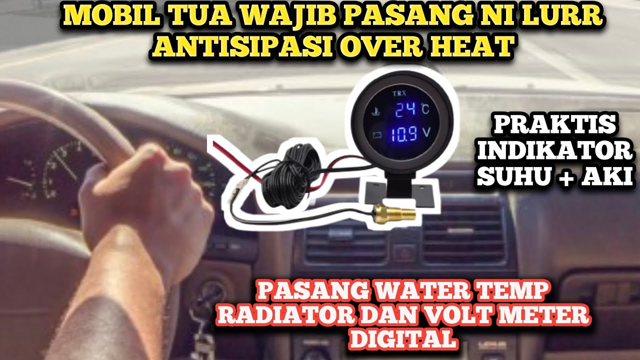 Cara Pasang Water Temp Radiator Mobil - YouTube
