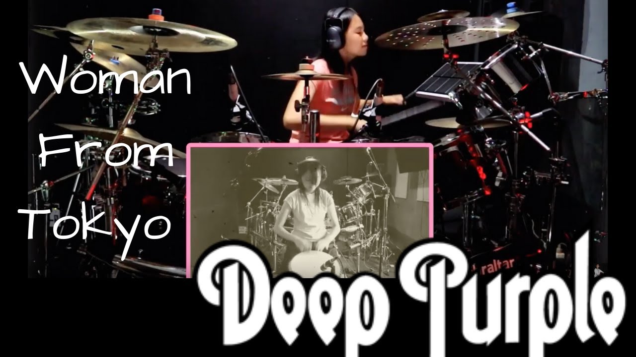 DEEP PURPLE ~ WOMAN FROM TOKYO [ cover ] Drum & Djembe by KALONICA NICX