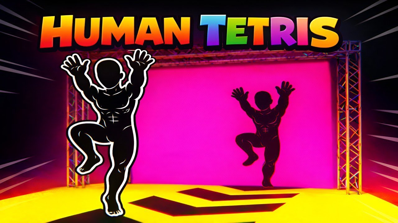 HUMAN TETRIS 🧱 Immersive Interactive Warm Up Game!