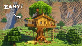 Minecraft: How to build a Treehouse | Easy Tutorial