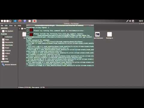bower install error
