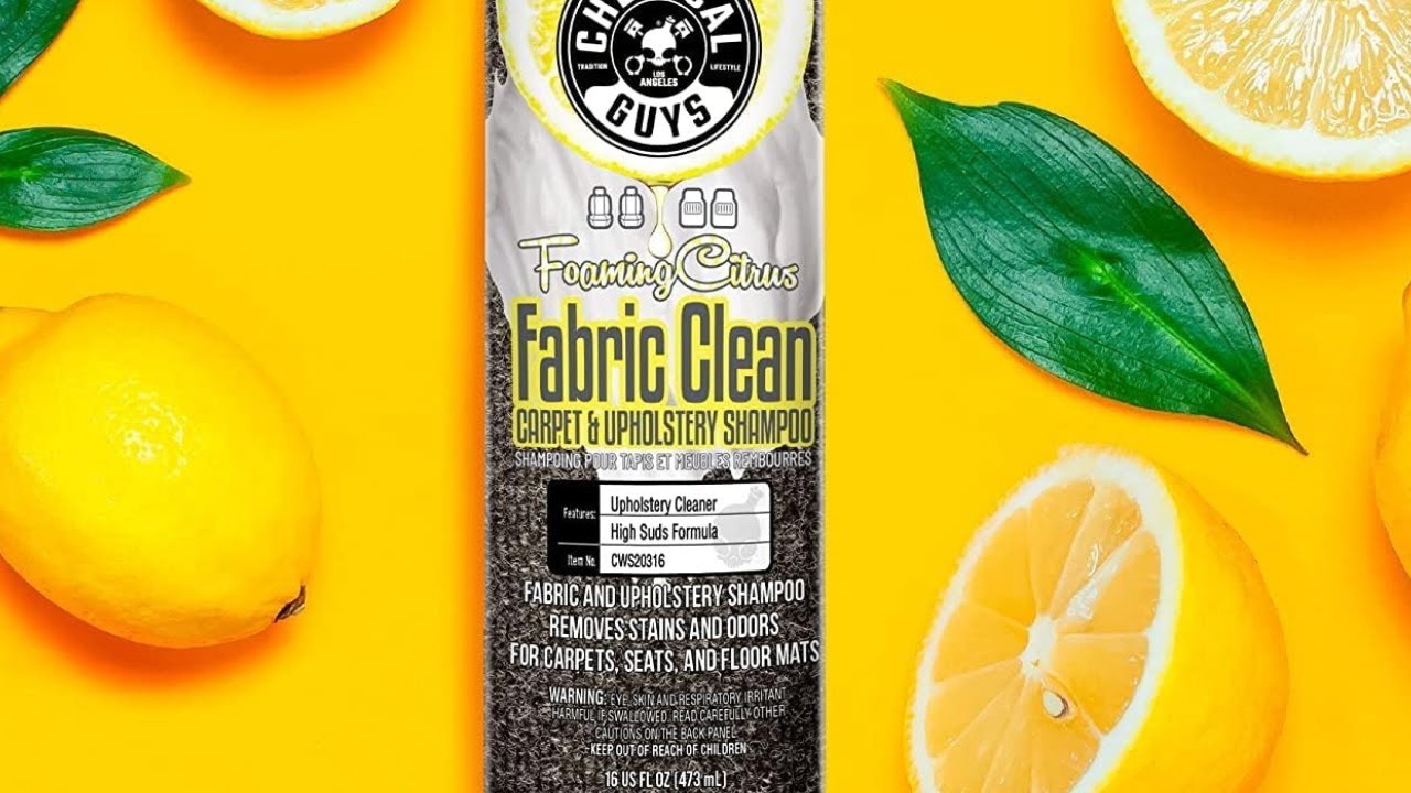 Chemical Guy CWS20316 16 oz Foaming Citrus Fabrc with Carpt Clean