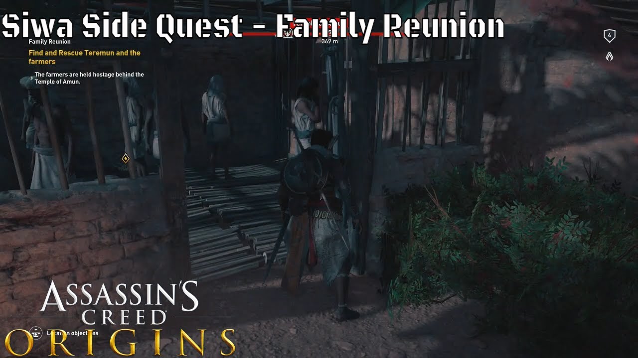 Assassins Creed Origins Siwa Side Quest Family Reunion (PS4)