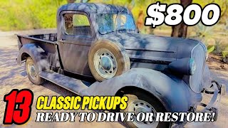 Classic Truck Hunt 13 Craigslist Gems You Can Drive or Restore!