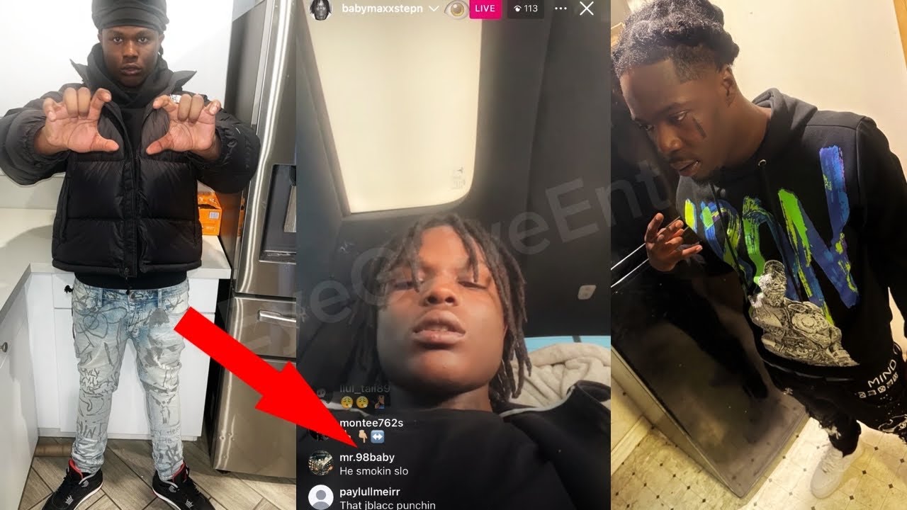 Baby Maxx Gets Mad With EBK Jaaybo After BoyBoyGunna98 Says Hes Smoking ...