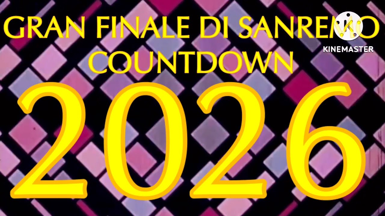 Gran Finale Di Sanremo Countdown 2026