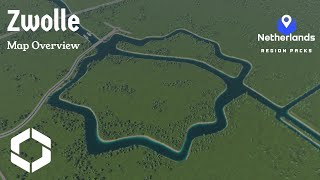 I made the Official Map for the Netherlands Pack | Cities: Skylines II