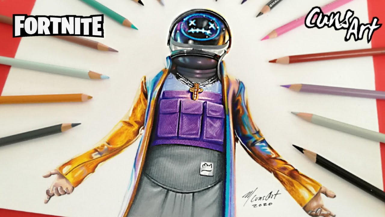 DIBUJANDO LA SKIN ASTRO JACK DE FORTNITE | DIBUJOS DE FORTNITE | como  dibujar a astro jack - thptnganamst.edu.vn