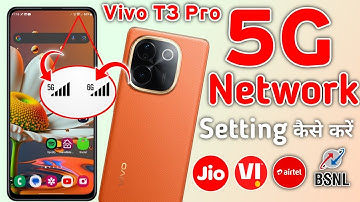 Vivo t3 pro 5g network settings , Vivo t3 pro me 5g network kaise laye/ Vivo t3 pro 5g