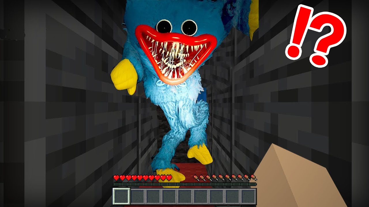 青い怪物ハギー・ワギーが住む廃墟工場から急いで脱出しろ！『Poppy Playtime』【まいくら・マインクラフト】