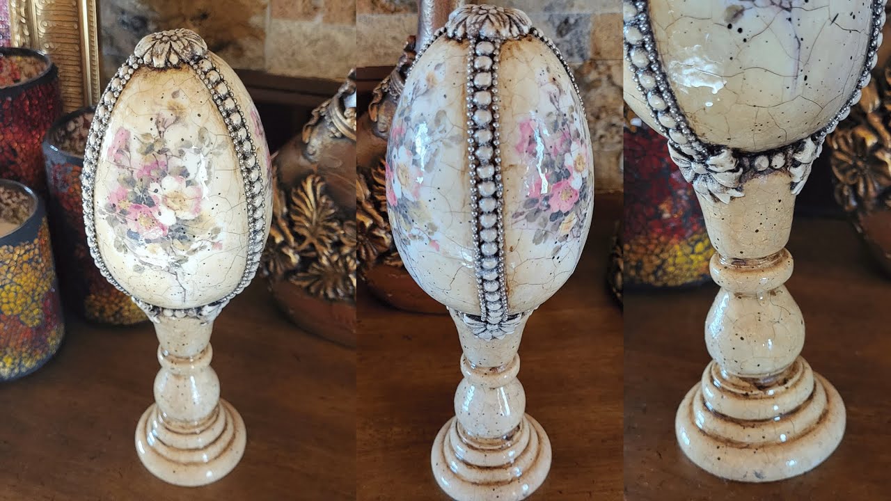 Easter Egg, Decoupage for Beginners, Tutorial, DIY