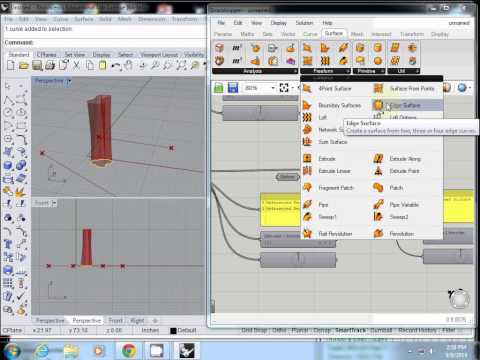 Grasshopper Tutorial: Closing a lofted surface
